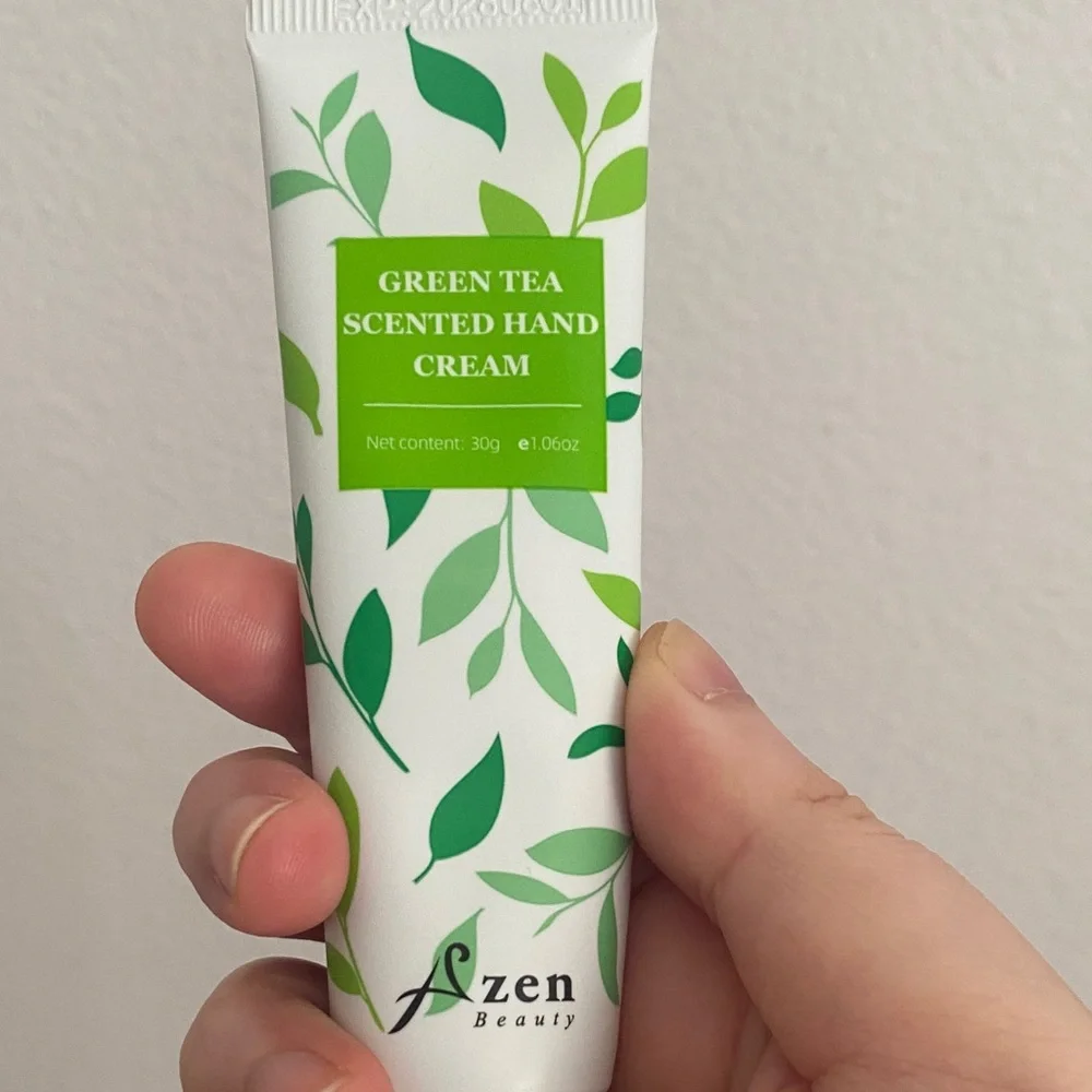 Green Tea Hand Cream and Mango Lip Balm Set